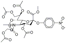2-O-(p-Nitrophenyl)-4,7,8,9-tetra-O-acetyl-α-D-N-acetylglycolylneuraminic Acid Methyl Ester
