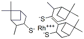 rhodium(3+) 2,6,6-trimethylbicyclo[3.1.1]heptane-3-thiolate