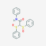 N-phenyl-2,2-bis(phenylsulfinyl)acetamide