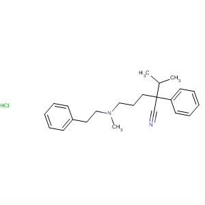 Benzeneacetonitrile,a-(1-methylethyl)-a-[3-[methyl(2-phenylethyl)amino]propyl]-,monohydrochloride