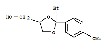 [2-ethyl-2-(4-methoxyphenyl)-1,3-dioxolan-4-yl]methanol