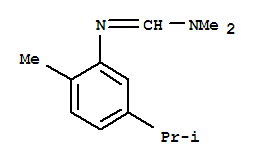 N,N-dimethyl-N'-[2-methyl-5-(propan-2-yl)phenyl]imidoformamide