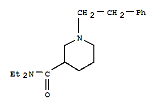 N,N-diethyl-1-(2-phenylethyl)piperidine-3-carboxamide
