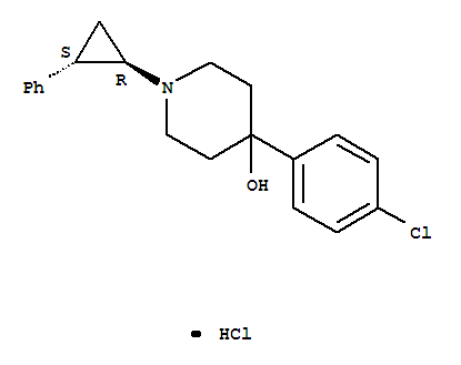 1-(trans-2-Phenylcyclopropyl)-4-hydroxy-4-(p-chlorophenyl)piperidine hydrochloride