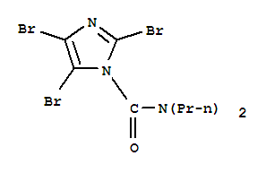 2,4,5-tribromo-N,N-dipropyl-1H-imidazole-1-carboxamide