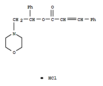 4-(2-phenyl-2-{[(2E)-3-phenylprop-2-enoyl]oxy}ethyl)morpholin-4-ium chloride