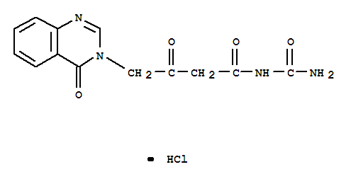 3(4H)-Quinazolinebutanamide,N-(aminocarbonyl)-b,4-dioxo-, hydrochloride (1:1)