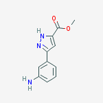 5-(3-AMINO-PHENYL)-1H-PYRAZOLE-3-CARBOXYLIC ACID METHYL ESTER