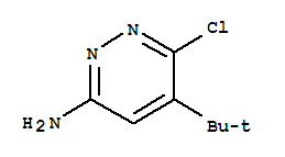 3-pyridazinamine, 6-chloro-5-(1,1-dimethylethyl)-