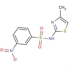 Benzenesulfonamide, N-(4-methyl-2-thiazolyl)-3-nitro-