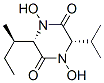 (3S,6S)-1,4-Dihydroxy-3-isopropyl-6-[(R)-1-methylpropyl]-2,5-piperazinedione
