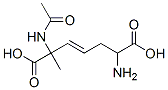 3-Heptenedioic  acid,  2-(acetylamino)-6-amino-2-methyl-