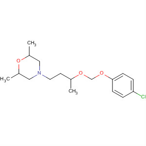 Morpholine, 4-[3-[(4-chlorophenoxy)methoxy]butyl]-2,6-dimethyl-