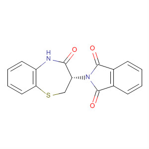 1H-Isoindole-1,3(2H)-dione,2-(2,3,4,5-tetrahydro-4-oxo-1,5-benzothiazepin-3-yl)-, (S)-