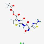 (6R,7R)-7-[[2-(2-Amino-4-thiazolyl)-2-[(Z)-methoxyimino]acetyl]amino]-3-methyl-8-oxo-5-thia-1-azabicyclo[4.2.0]octa-2-ene-2-carboxylic acid pivaloyloxymethyl·hydrochloride