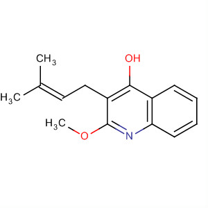 4-Quinolinol, 2-methoxy-3-(3-methyl-2-butenyl)-