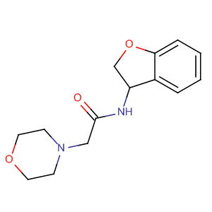 4-Morpholineacetamide, N-(2,3-dihydro-3-benzofuranyl)-