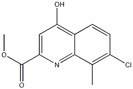 Methyl 7-chloro-8-methyl-4-oxo-1,4-dihydroquinoline-2-carboxylate