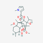 4,7,8a,8b-tetrahydroxy-6,9a-dimethoxy-3,6a,9-trimethyl-7-(propan-2-yl)dodecahydro-6,9-methanobenzo[1,2]pentaleno[1,6-bc]furan-8-yl 1-methyl-1H-pyrrole-2-carboxylate
