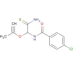 Benzamide, N-[2-amino-1-(2-propynyloxy)-2-thioxoethyl]-4-chloro-
