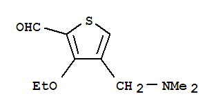 2-Thiophenecarboxaldehyde,4-[(dimethylamino)methyl]-3-ethoxy-
