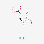 Methyl 5-ethyl-4-methyl-1H-pyrazole-3-carboxylate hydrochloride
