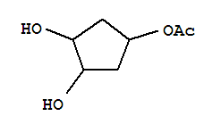 1,2,4-CYCLOPENTANETRIOL,4-ACETATE,(1-A-,2BETA-,4-A-)-