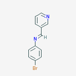 N-(4-bromophenyl)-1-pyridin-3-ylmethanimine