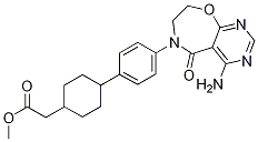 Methyl 2-((1r,4r)-4-(4-(4-aMino-5-oxo-7,8-dihydropyriMido[5,4-f][1,4]oxazepin-6(5H)-yl)phenyl)cyclohexyl)acetate