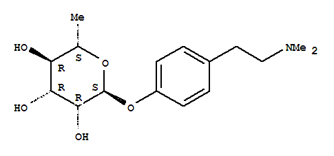 4-[2-(dimethylamino)ethyl]phenyl 6-deoxy-alpha-L-mannopyranoside