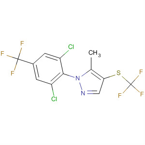 1H-Pyrazole,1-[2,6-dichloro-4-(trifluoromethyl)phenyl]-5-methyl-4-[(trifluoromethyl)thio]-
