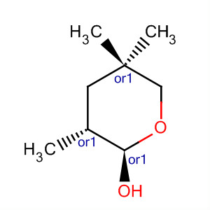 2H-Pyran-2-ol, tetrahydro-3,5,5-trimethyl-, trans-
