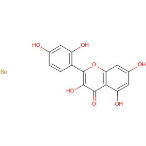 4H-1-Benzopyran-4-one, 2-(2,4-dihydroxyphenyl)-3,5,7-trihydroxy-,barium salt (1:1)