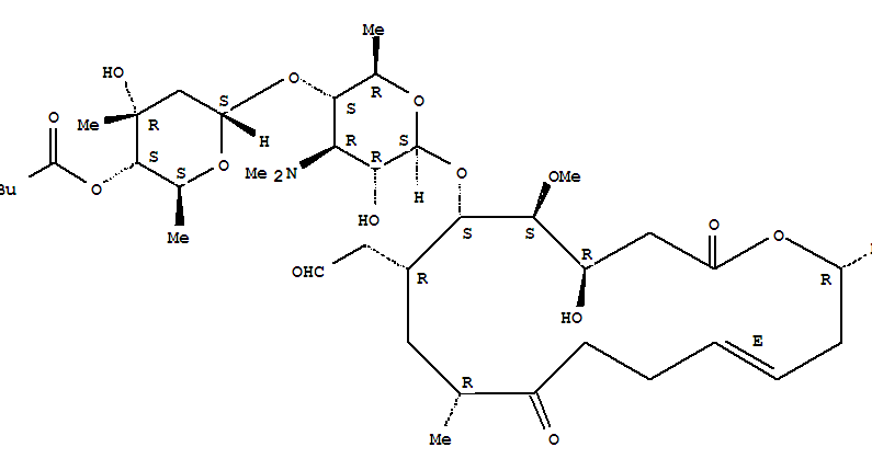 Oxacyclohexadecane,leucomycin V deriv.