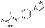 1,5-dihydro-4-(4-(1H-imidazol-1-yl)phenyl)-3-methyl-2H-pyrrol-2-one