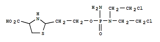 2-[2-({amino[bis(2-chloroethyl)amino]phosphoryl}oxy)ethyl]-1,3-thiazolidine-4-carboxylic acid