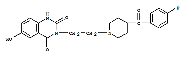 3-{2-[4-(4-fluorobenzoyl)piperidin-1-yl]ethyl}-6-hydroxyquinazoline-2,4(1H,3H)-dione
