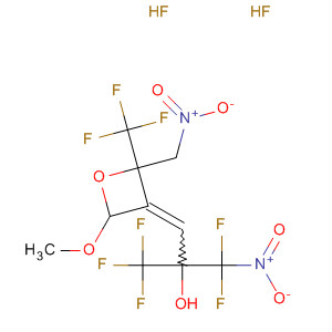 2-Propanol,2-[[2-(difluoronitromethyl)-4-methoxy-2-(trifluoromethyl)-3-oxetanylidene]methyl]-1,1,1,3,3-pentafluoro-3-nitro-