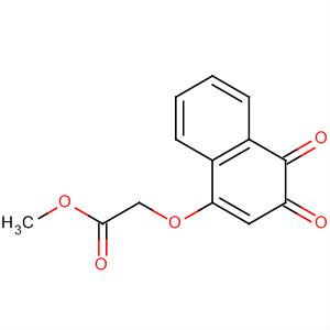 Acetic acid, [(3,4-dihydro-3,4-dioxo-1-naphthalenyl)oxy]-, methyl ester