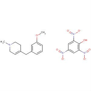 Pyridine, 1,2,3,6-tetrahydro-4-[(3-methoxyphenyl)methyl]-1-methyl-,compd. with 2,4,6-trinitrophenol (1:1)