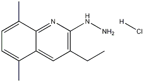 5,8-Dimethyl-3-ethyl-2-hydrazinoquinoline hydrochloride