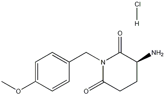 (3S)-3-Amino-1-[(4-methoxyphenyl)methyl]-2,6-piperidinedione