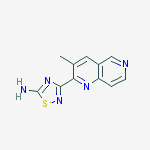 3-(3-Methyl-1,6-Naphthyridin-2-Yl)-1,2,4-Thiadiazol-5-Amine