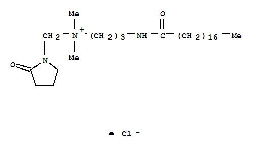 1-Pyrrolidinemethanaminium,N,N-dimethyl-2-oxo-N-[3-[(1-oxooctadecyl)amino]propyl]-, chloride (1:1)