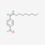 1-[4-[(z)-dec-1-enyl]phenyl]ethanone