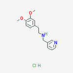 2-(3,4-dimethoxyphenyl)-n-(pyridin-3-ylmethyl)ethanamine;hydrochloride