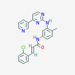 (e)-3-(2-chlorophenyl)-n-[4-methyl-3-[(4-pyridin-3-ylpyrimidin-2-yl)amino]phenyl]prop-2-enamide