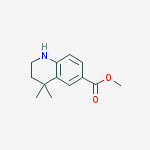 4,4-Dimethyl-1,2,3,4-tetrahydro-quinoline-6-carboxylic acid methyl ester