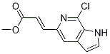 (E)-methyl 3-(7-chloro-1h-pyrrolo[2,3-c]pyridin-5-yl)acrylate