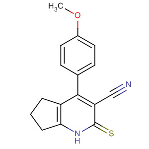 1H-Cyclopenta[b]pyridine-3-carbonitrile,2,5,6,7-tetrahydro-4-(4-methoxyphenyl)-2-thioxo-